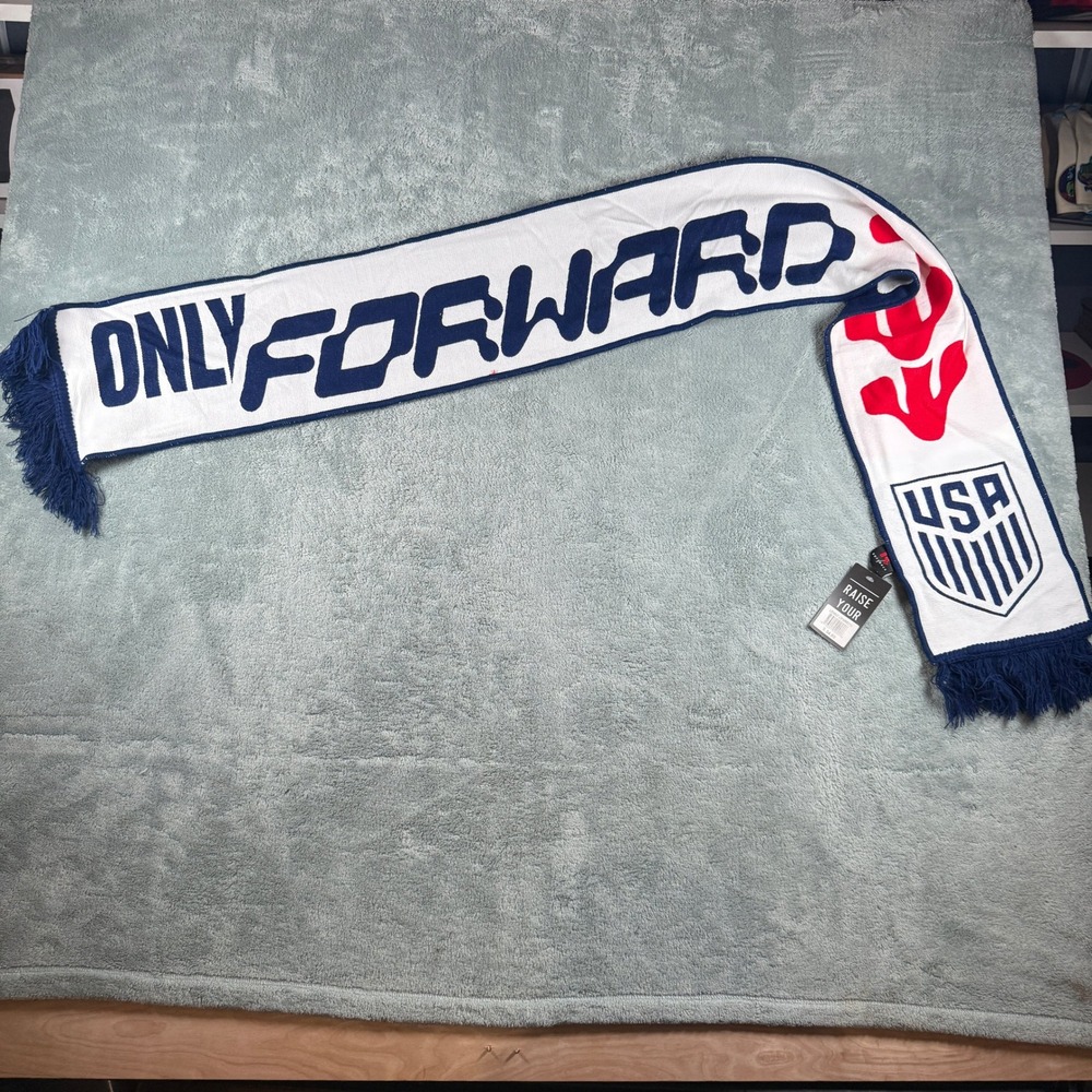 USMNT Ruffneck Soccer Scarf Only‎ Forward Solo Pa'lante USA National Team Navy